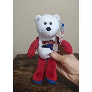 2001 Limited Treasures New York State Quarter Bear Collectible Plush